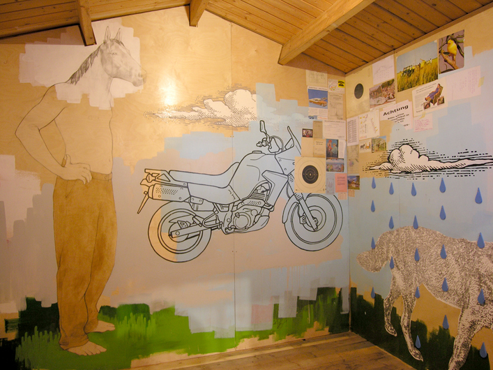 Gartenhaus Project, interior view, 2006