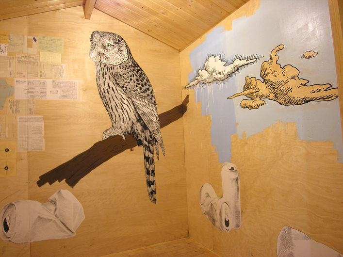 Gartenhaus Project, interior view, 2006